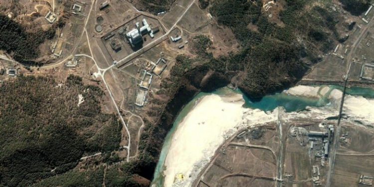 A picture dated 02 March 2002 of a satellite image handout from DigitalGlobe shows the Yongbyon nuclear facility in North Korea, some 90 km north of the capital Pyongyang. North Korea publicly admitted Thursday, 10 February 2005, for the first time that it posesses nuclear weapons and vowed not to return to six-nation talks aimed at persuading Pyongyang to halt its nuclear ambitions. EPA/FILE/DIGITALGLOBE